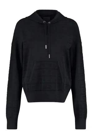 4G Jacquard Drawstring Hoodie