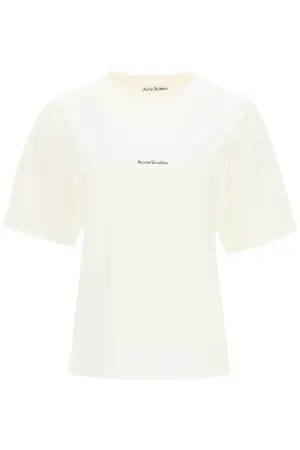 Acne Studios Logo Print Crewneck T-Shirt
