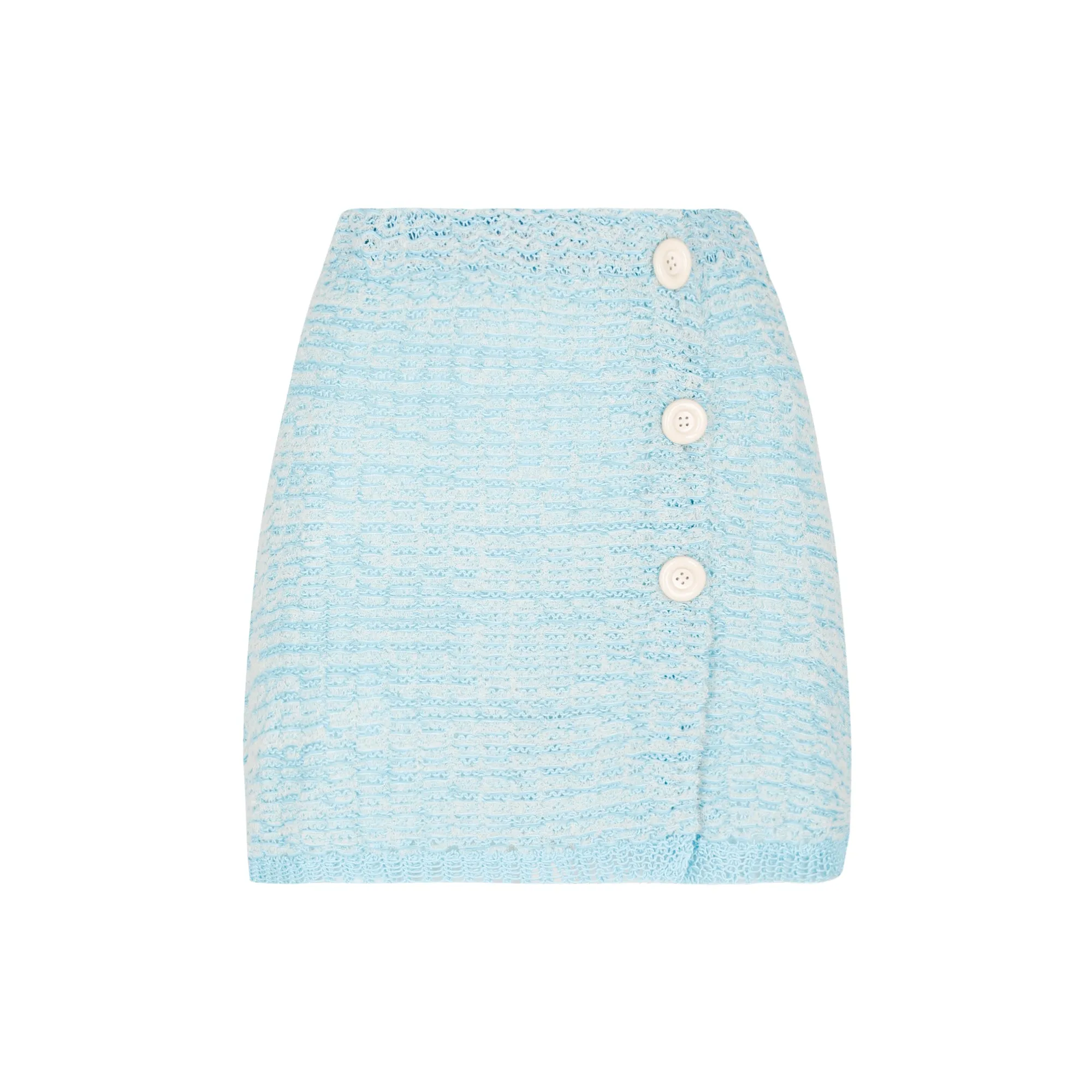 Acne Studios Weave Effect Mini Skirt