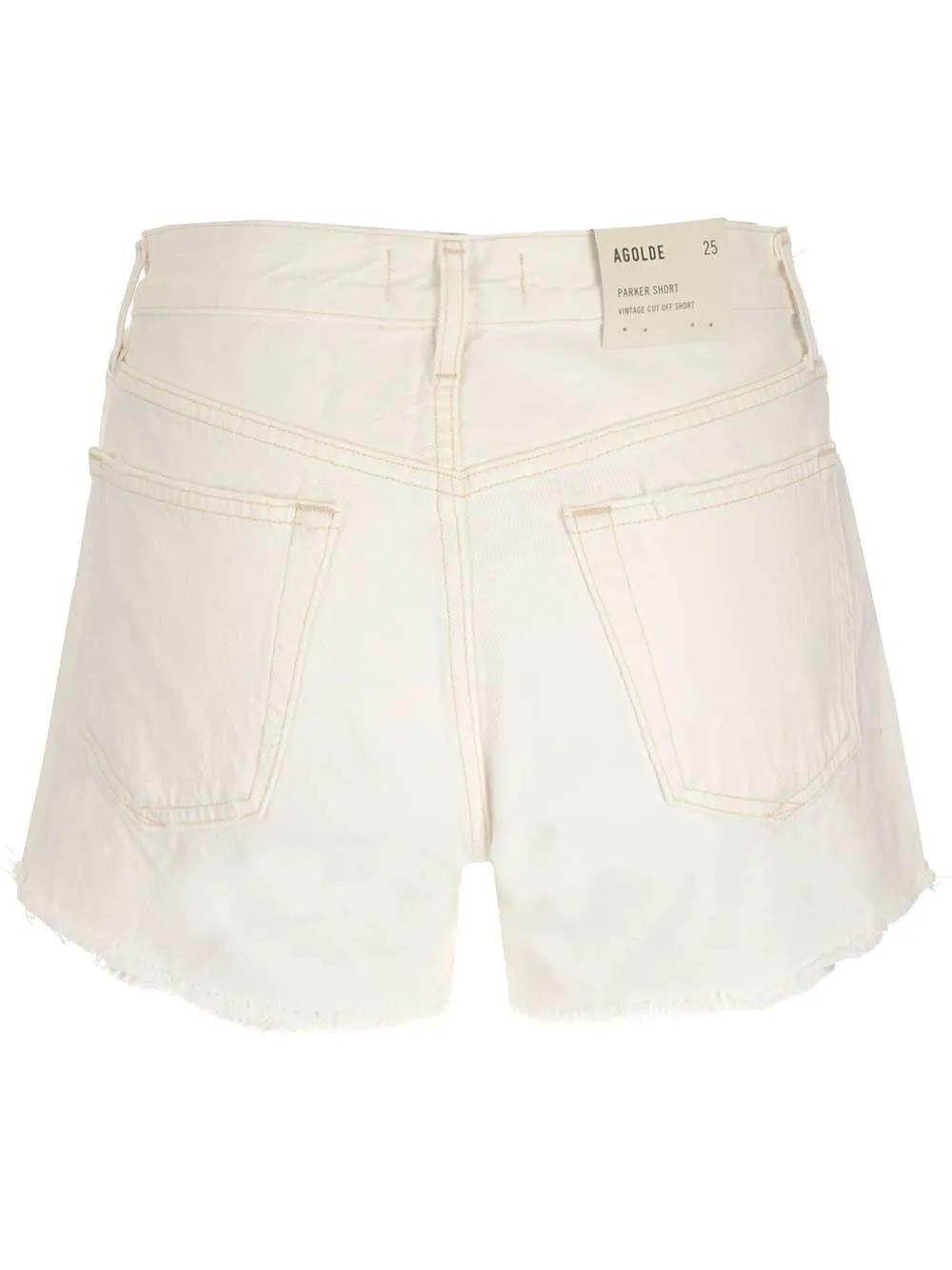 AGOLDE Frayed Denim Shorts