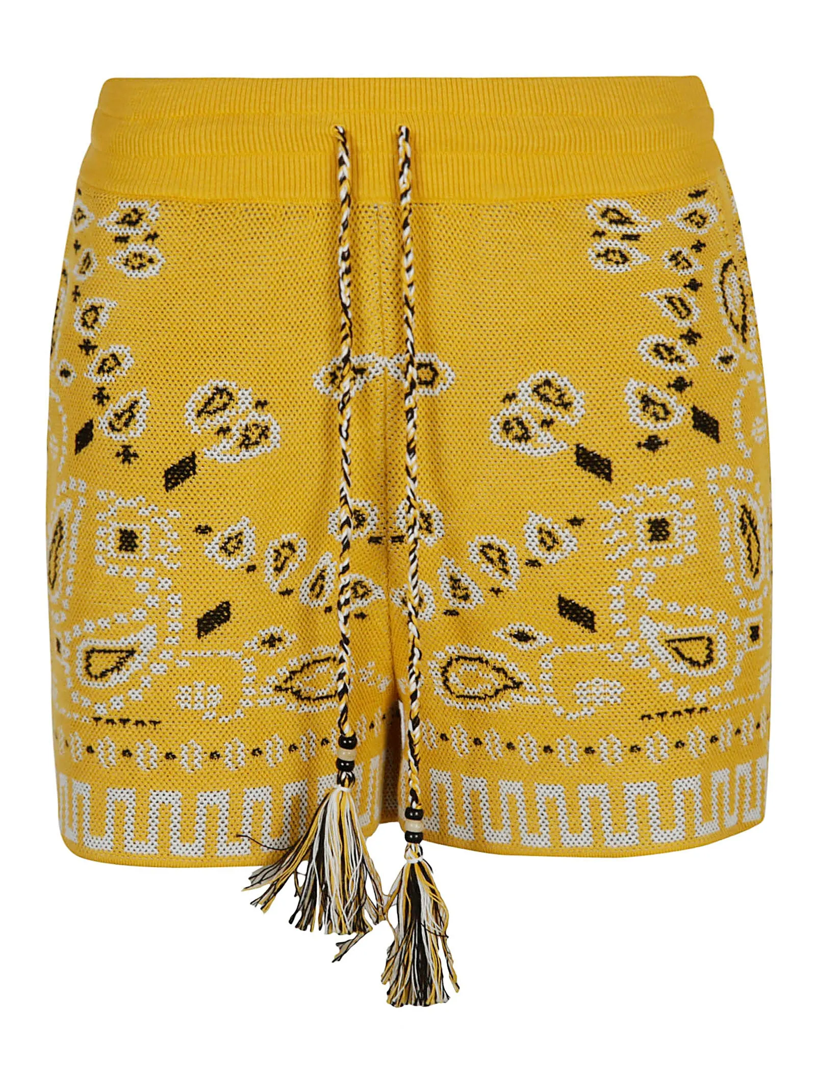 Alanui Bandana-Printed Drawstring Shorts