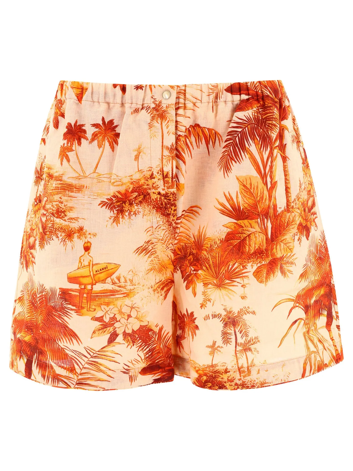 Alanui Hookipa Palm Printed Shorts