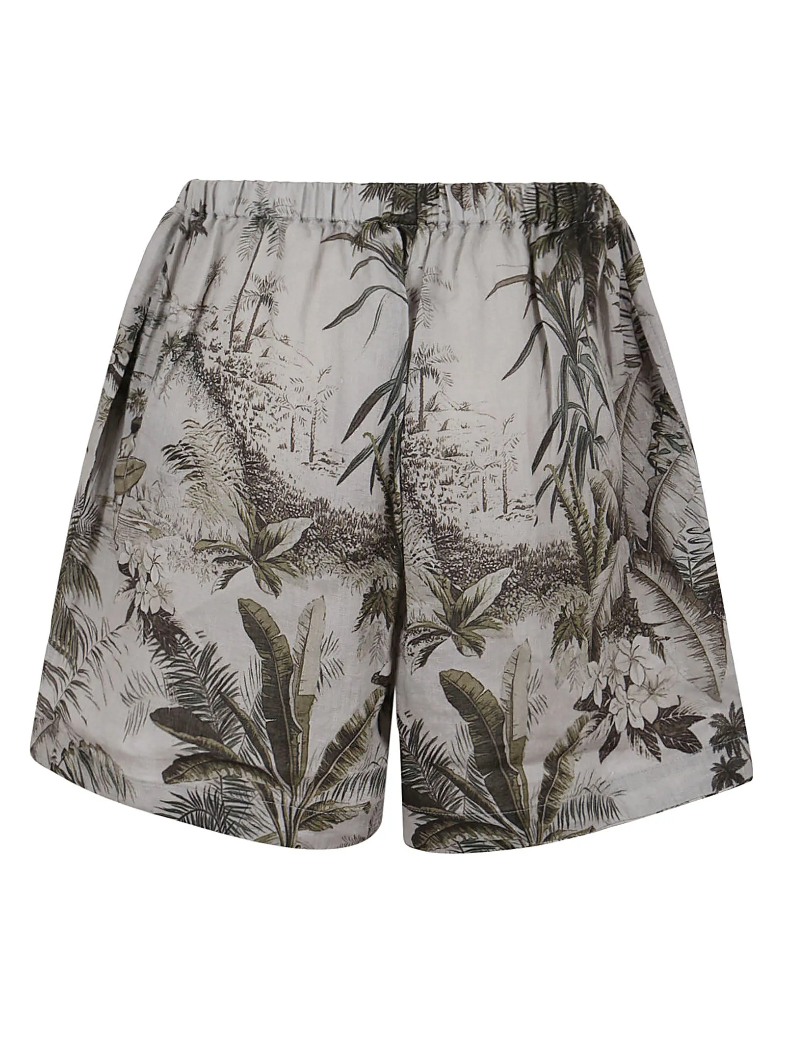 Alanui Hookipa Palm Printed Shorts