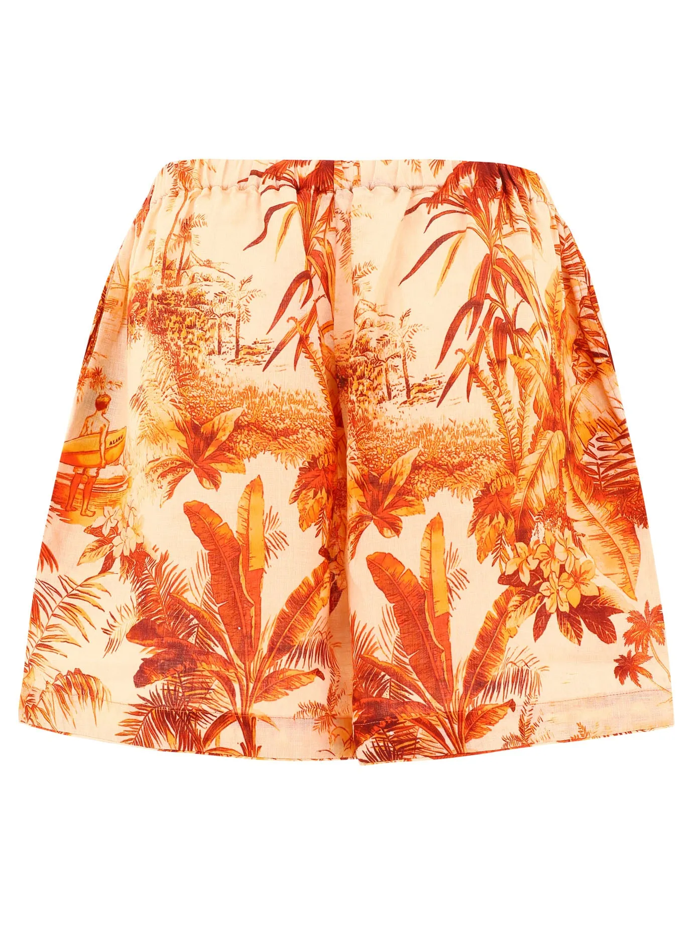 Alanui Hookipa Palm Printed Shorts