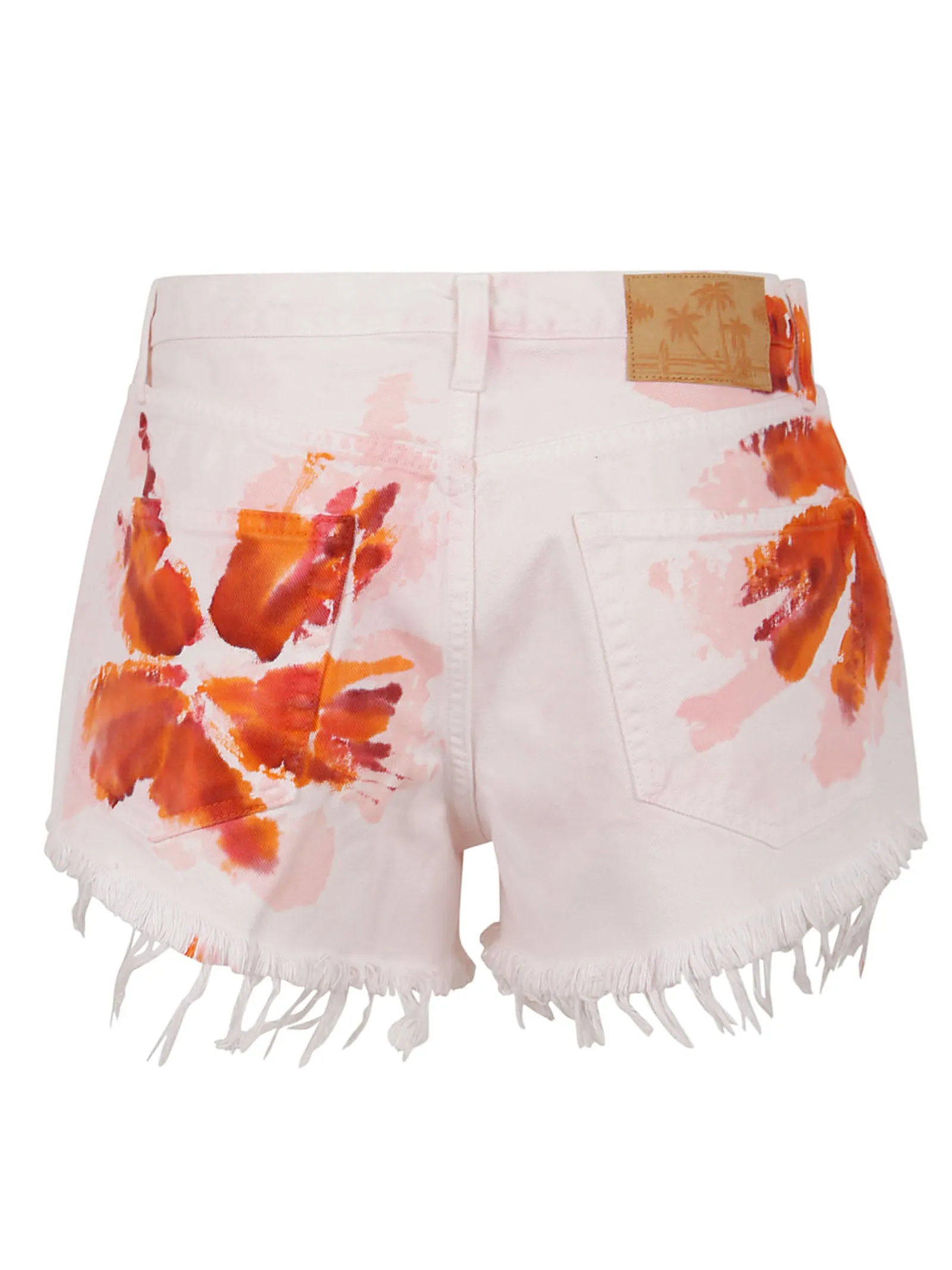 Alanui Printed Fringed Shorts
