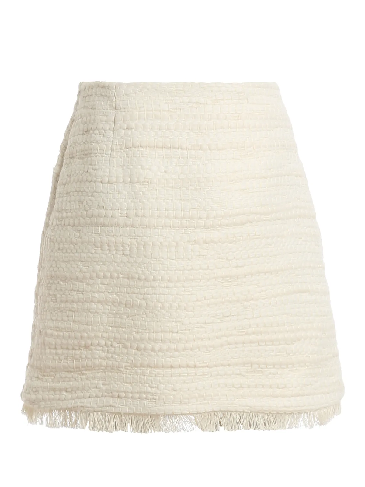 Alberta Ferretti Frayed Mini Skirt