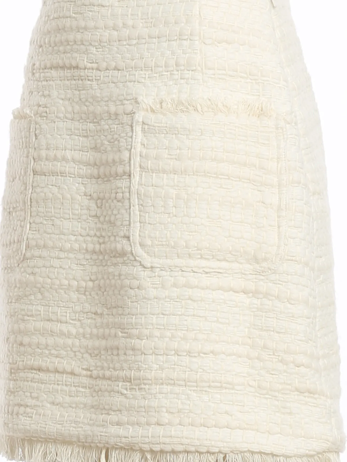 Alberta Ferretti Frayed Mini Skirt
