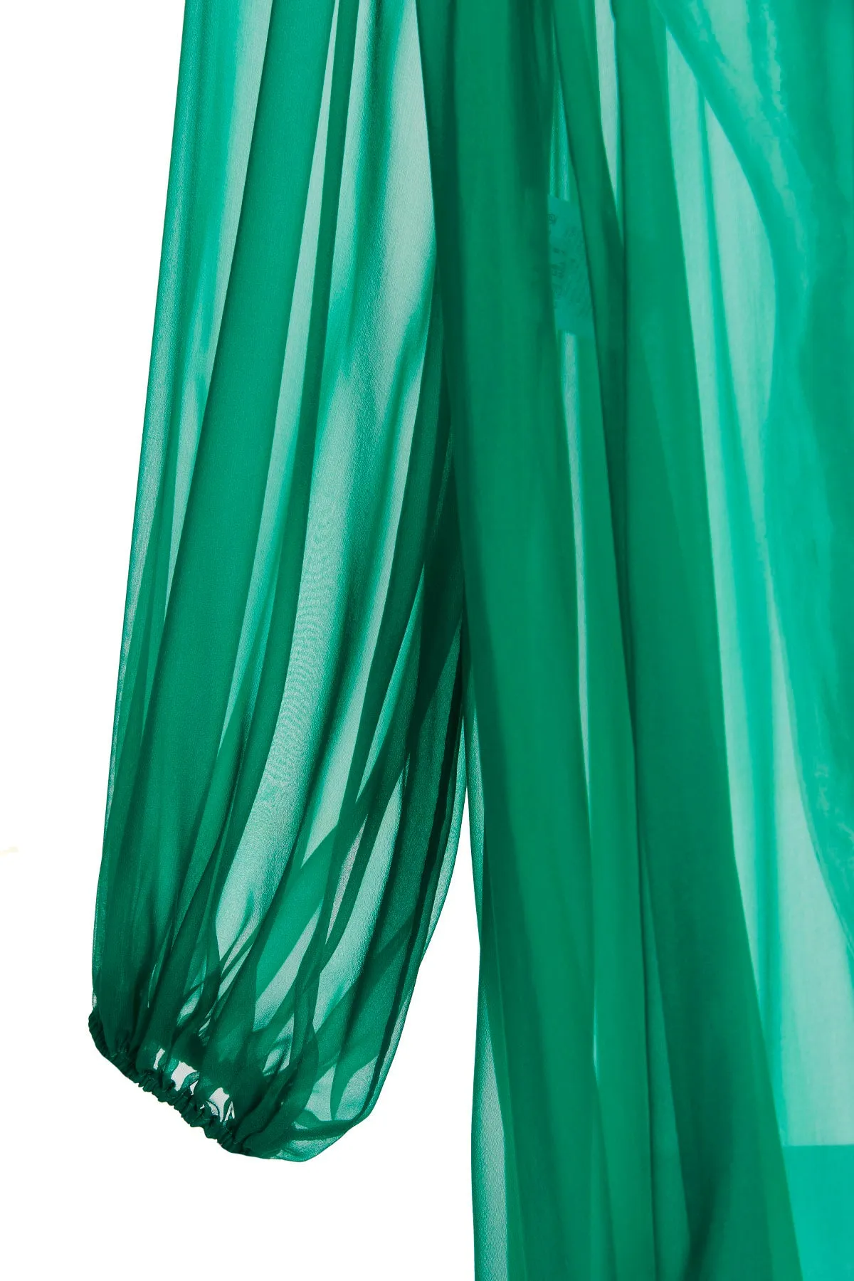 Alberta Ferretti Sheer Longline Top