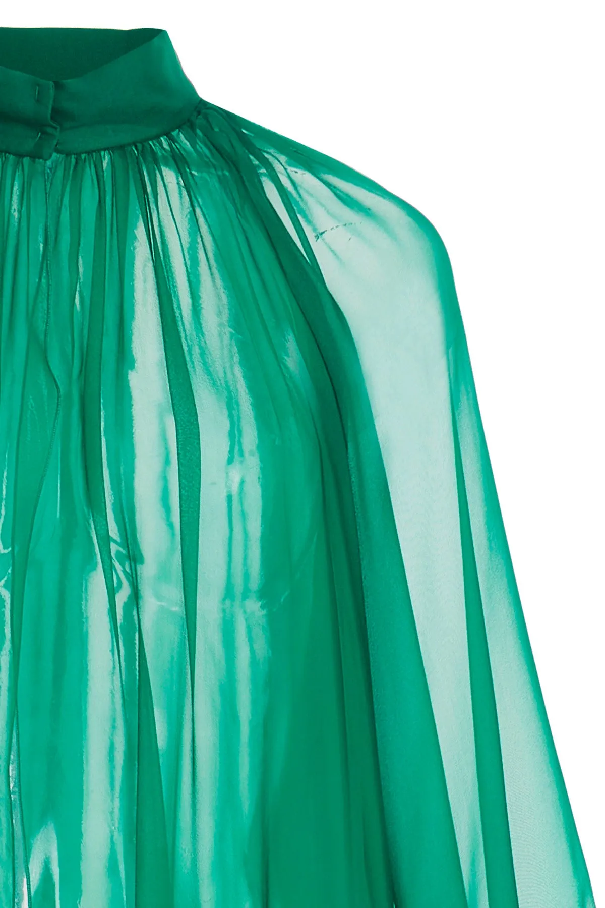 Alberta Ferretti Sheer Longline Top