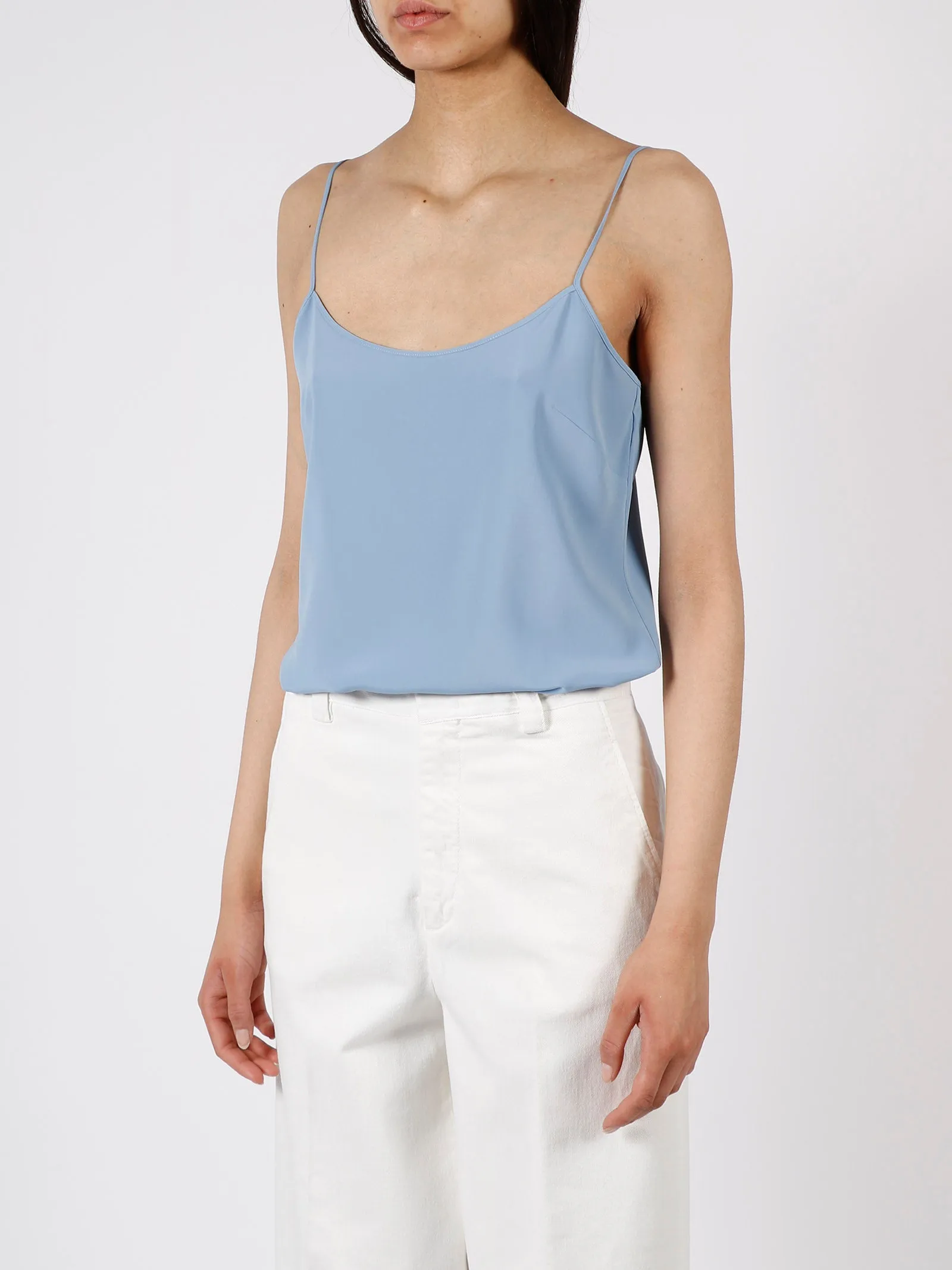 Alberta Ferretti Spaghetti Strap Top