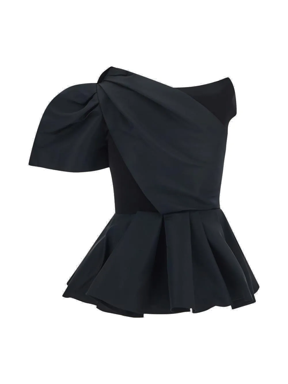 Alexander McQueen Asymmetric Drape T-Shirt