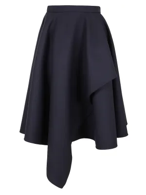 Alexander McQueen Drape Pleated Skirt