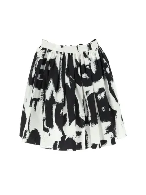 Alexander McQueen Gathered Mini Skirt