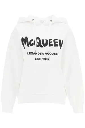 Alexander McQueen Graffiti Logo Hoodie