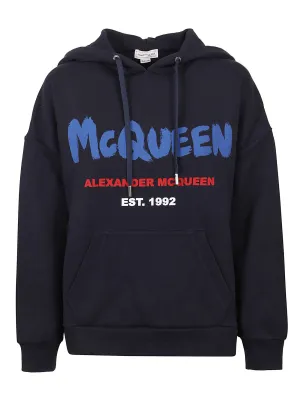 Alexander McQueen Graffiti Logo Hoodie
