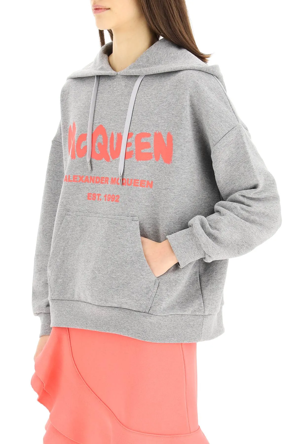 Alexander McQueen Graffiti Logo Hoodie