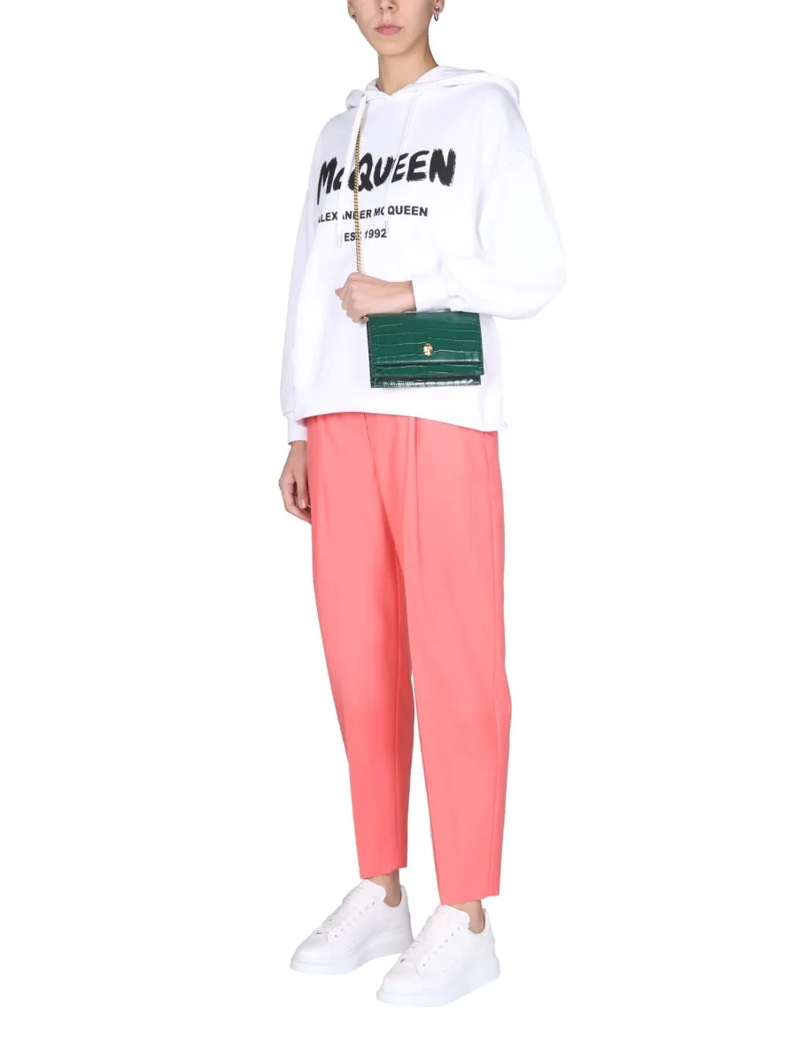 Alexander McQueen Graffiti Logo Hoodie