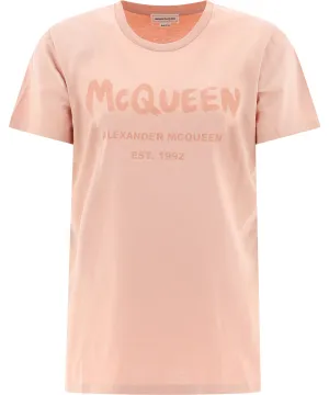 Alexander McQueen Graffiti Logo T-Shirt
