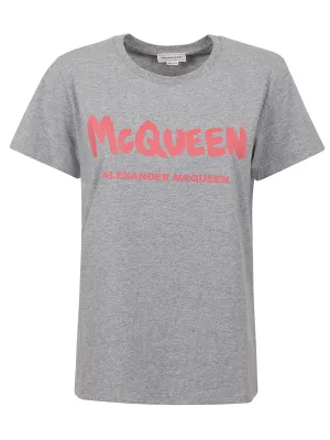 Alexander McQueen Graffiti Logo T-Shirt