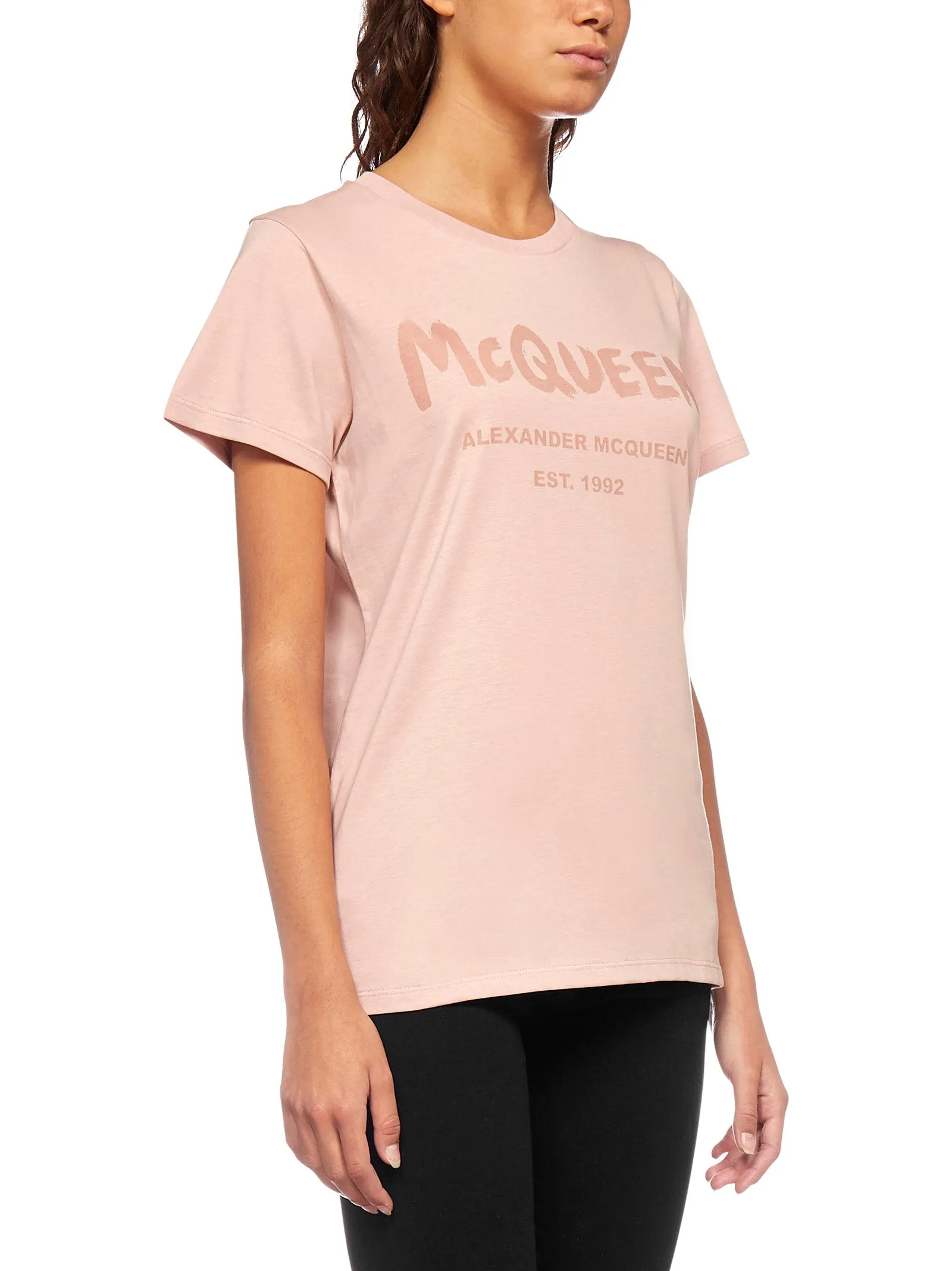 Alexander McQueen Graffiti Logo T-Shirt
