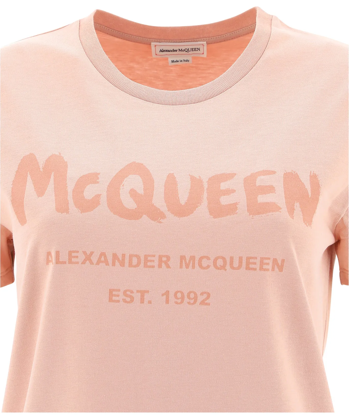 Alexander McQueen Graffiti Logo T-Shirt