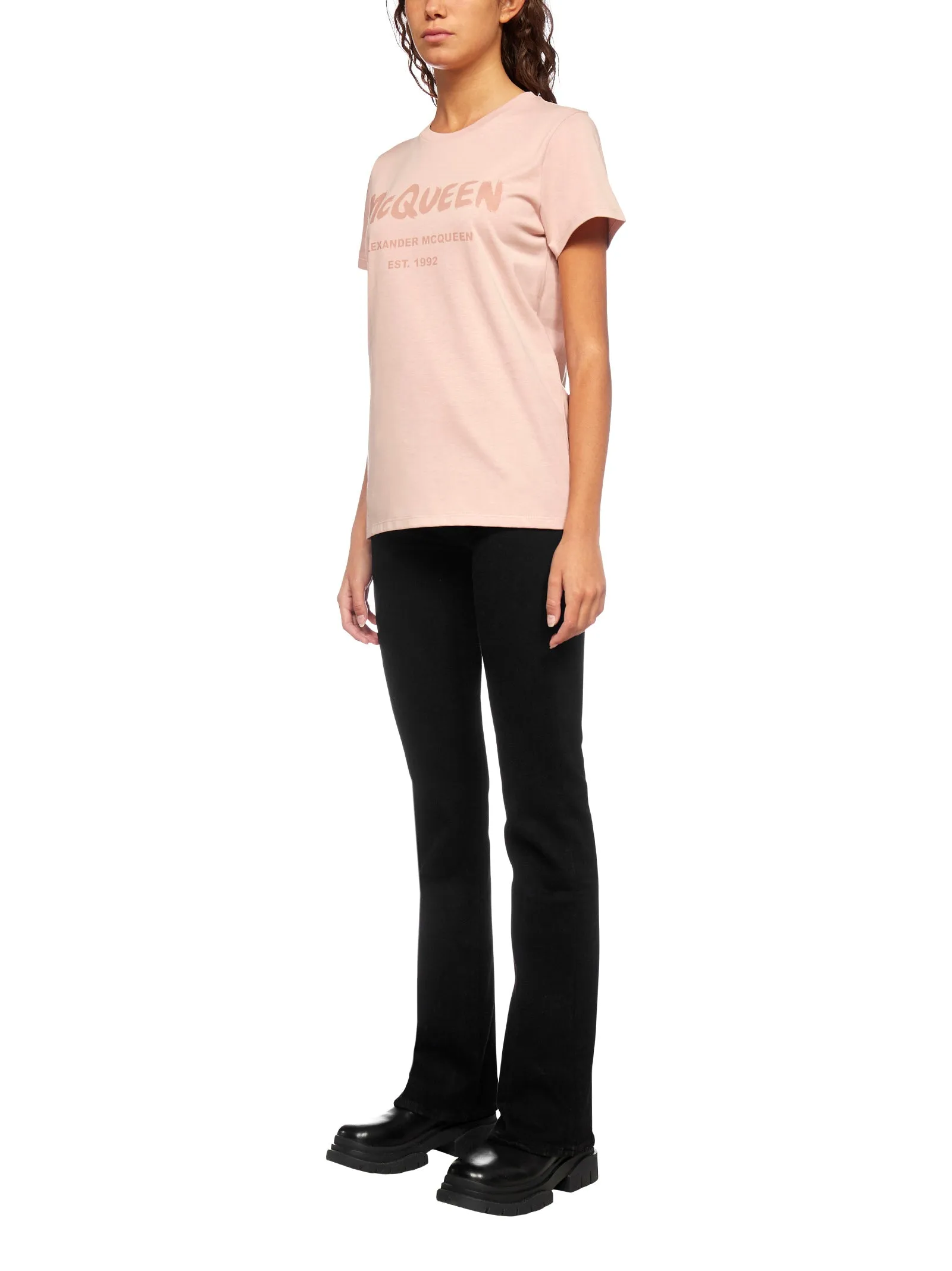 Alexander McQueen Graffiti Logo T-Shirt