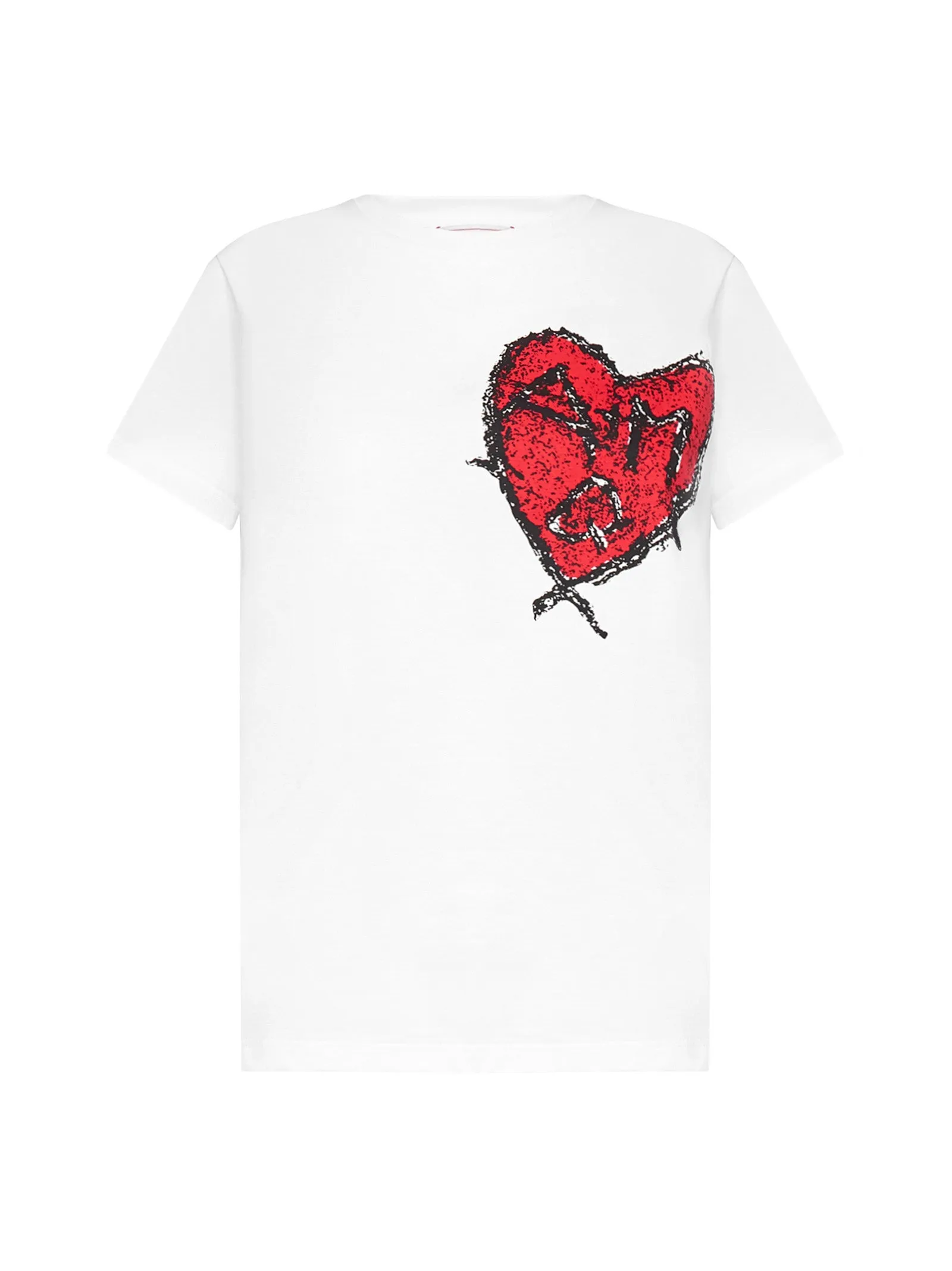 Alexander McQueen Heart Print T-Shirt