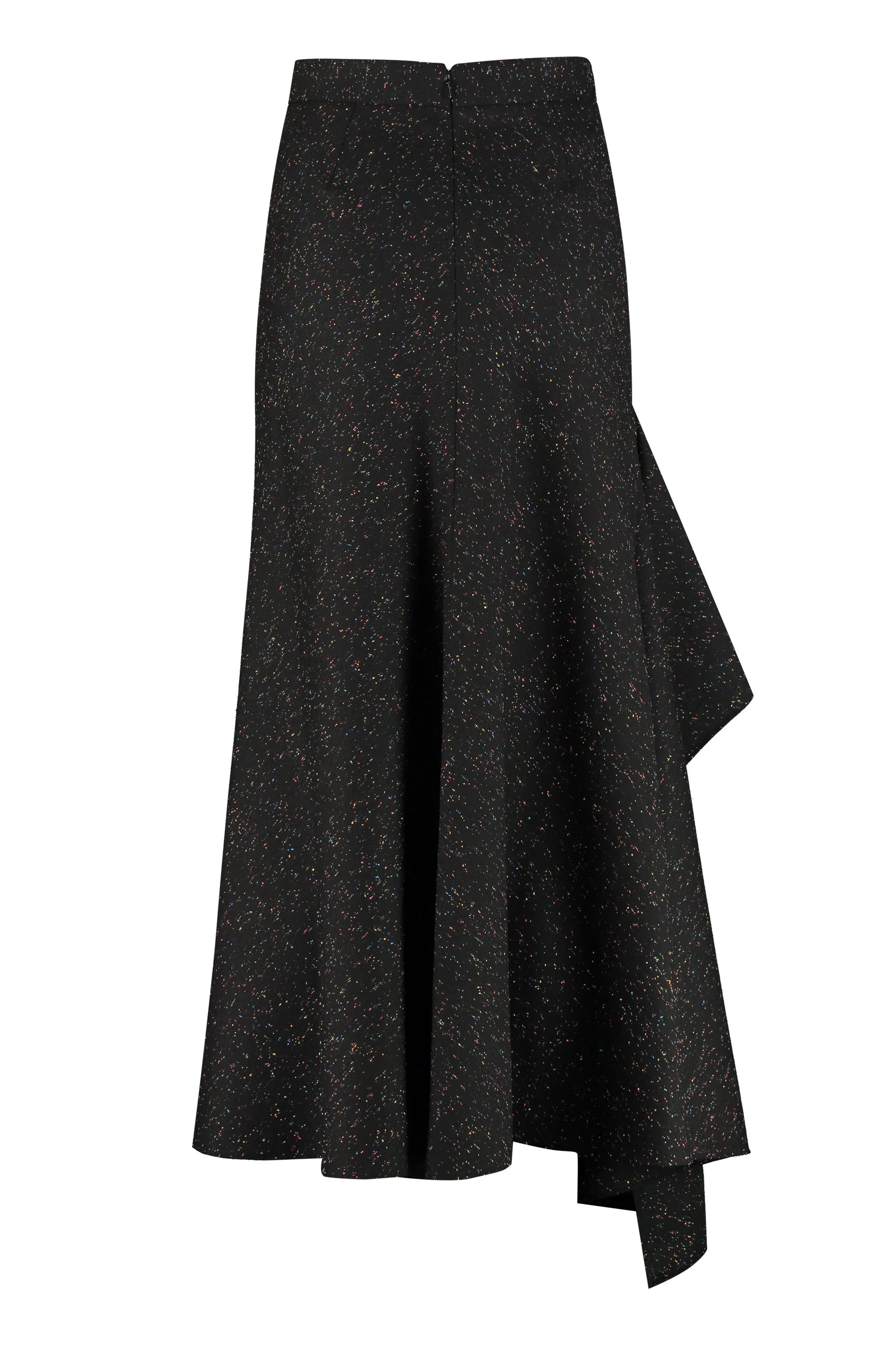 Alexander McQueen High Waist Asymmetric Skirt