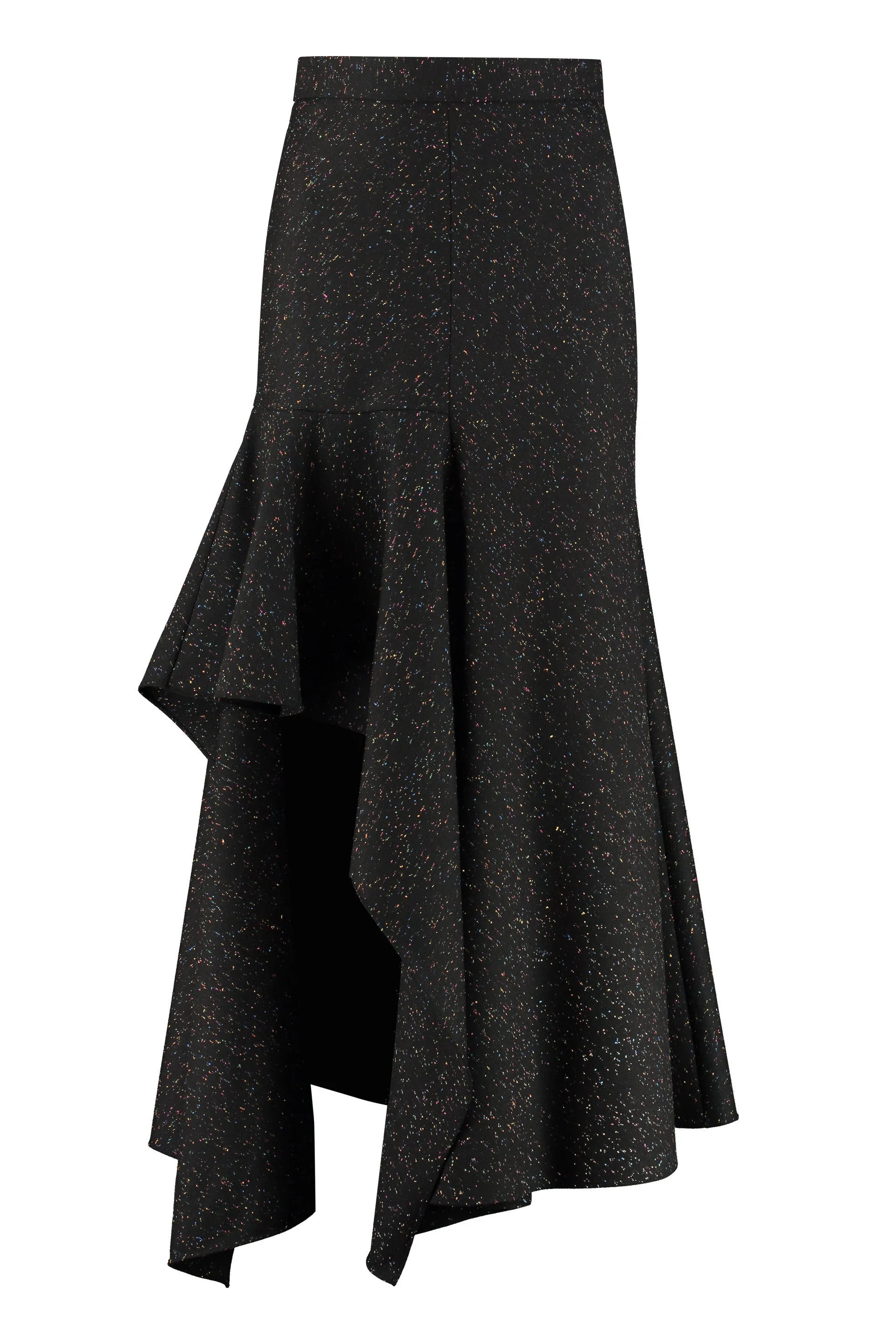 Alexander McQueen High Waist Asymmetric Skirt