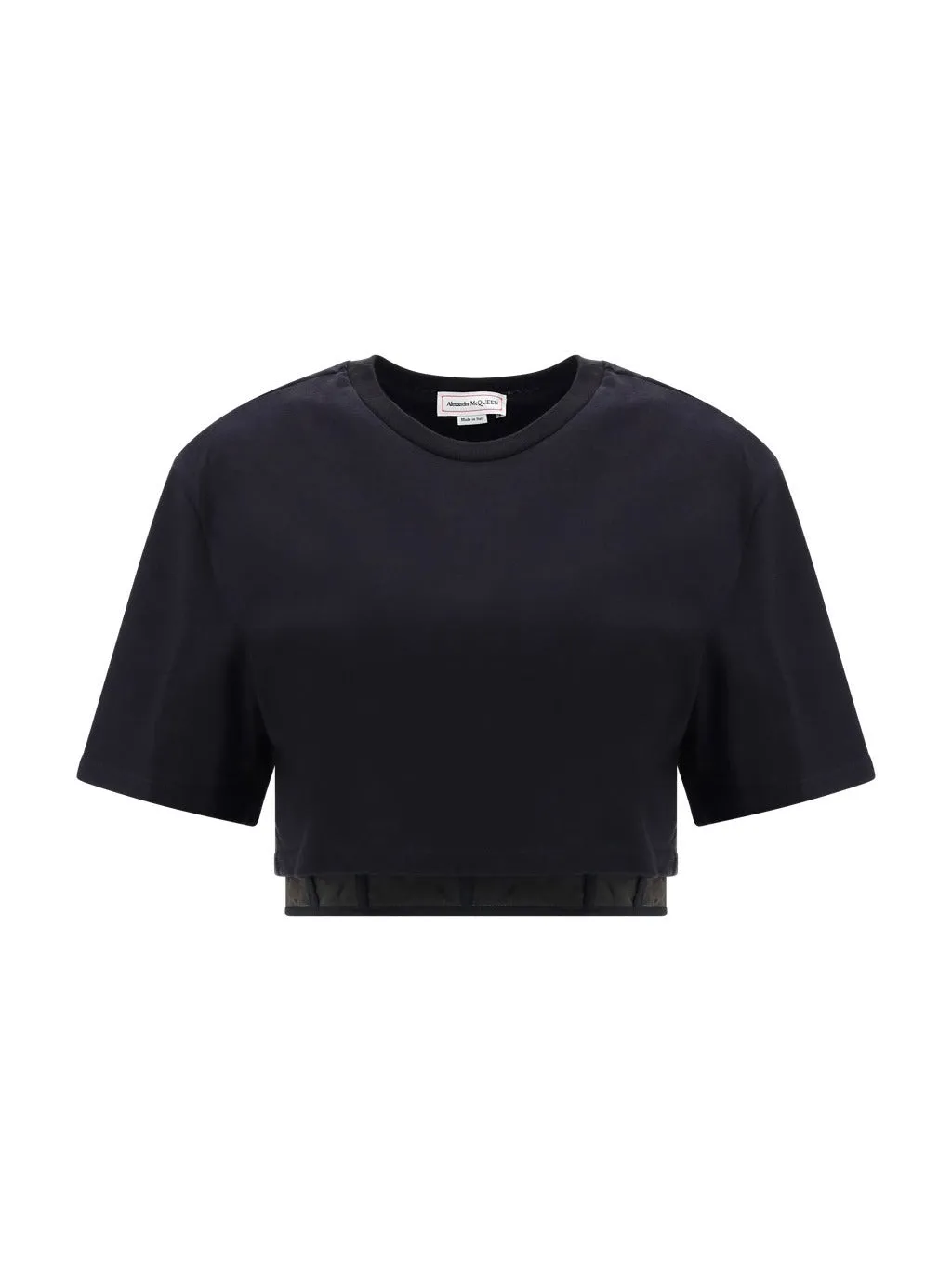Alexander McQueen Layered Cropped T-Shirt