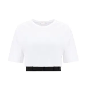 Alexander McQueen Layered Cropped T-Shirt