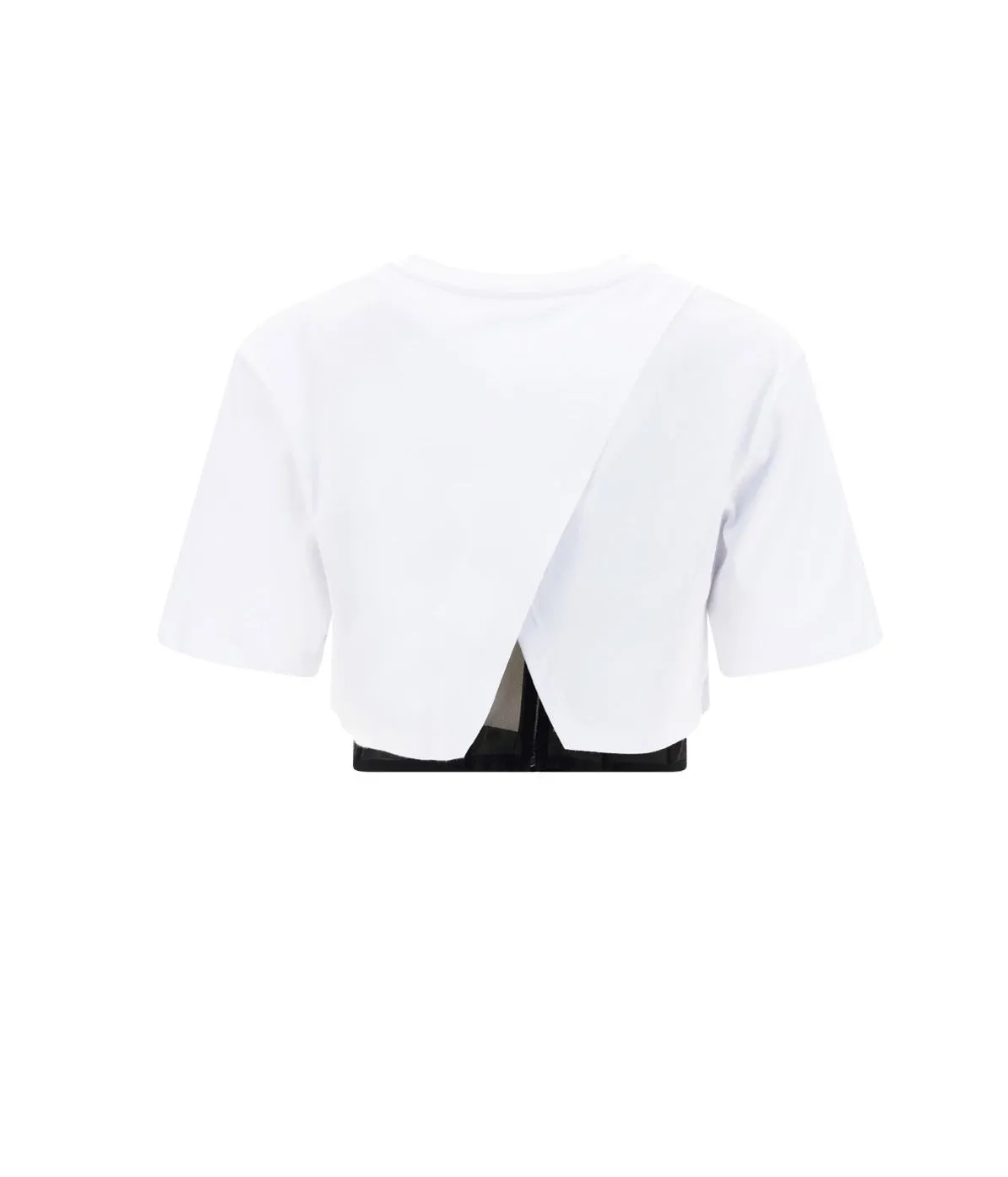 Alexander McQueen Layered Cropped T-Shirt