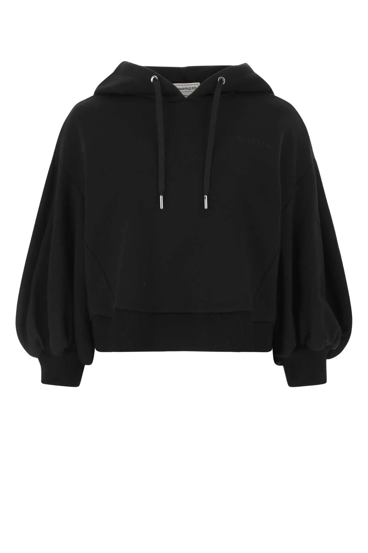 Alexander McQueen Logo Embroidered Drawstring Hoodie