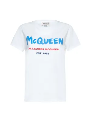 Alexander McQueen Logo Print T-Shirt