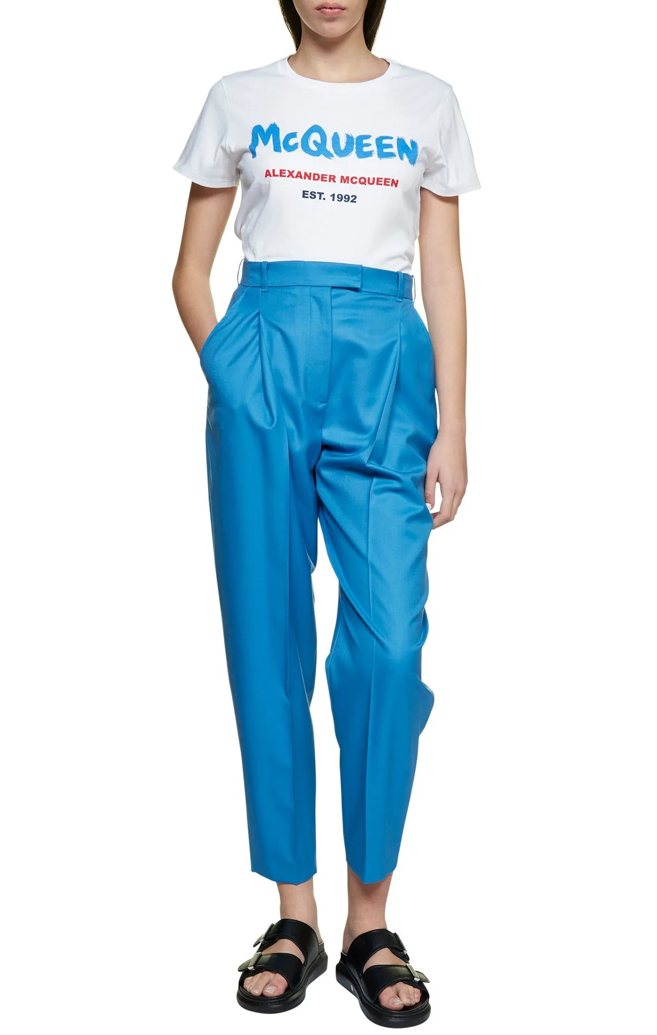 Alexander McQueen Logo Print T-Shirt