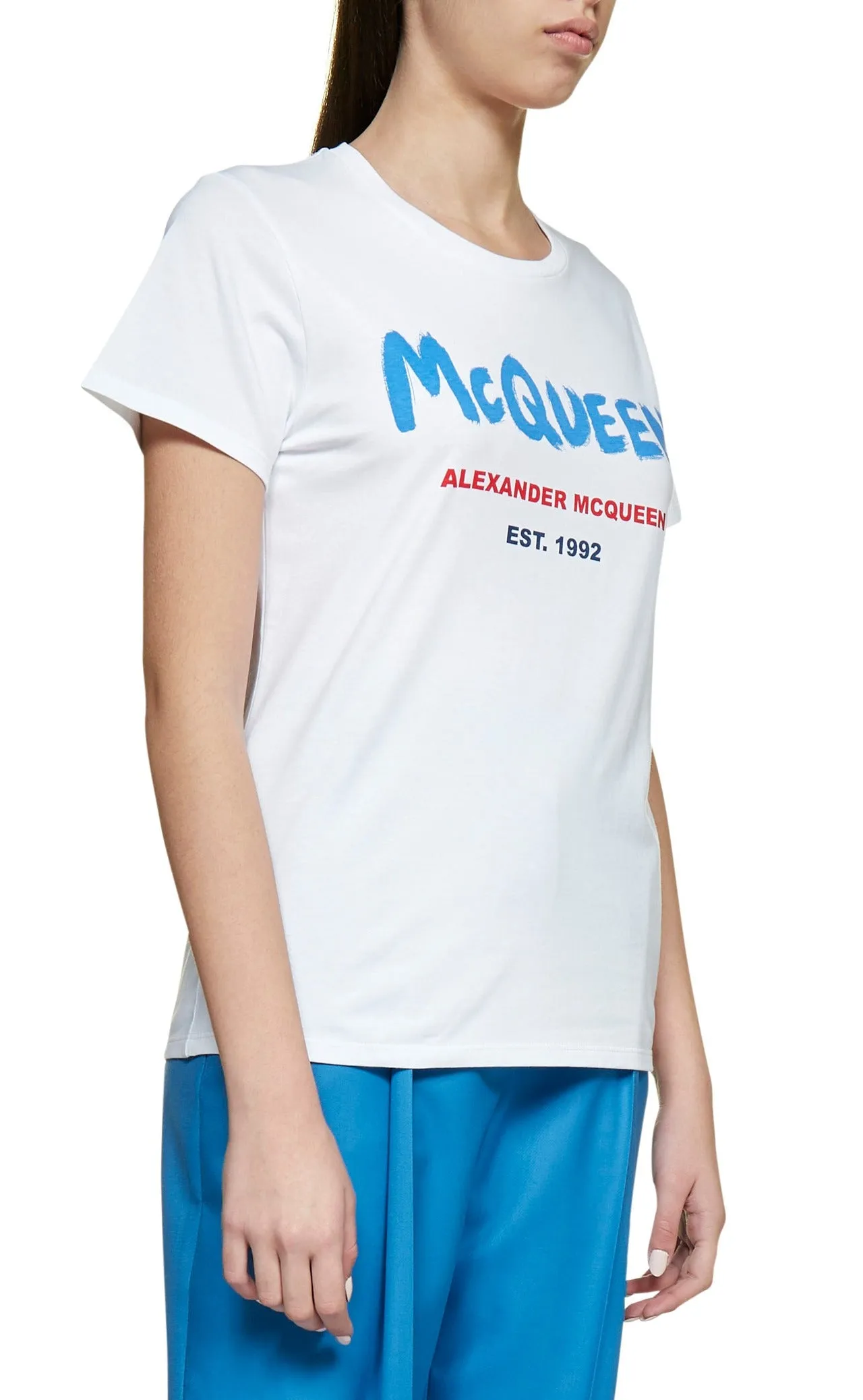 Alexander McQueen Logo Print T-Shirt