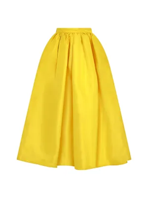 Alexander McQueen Pleated Midi Skirt