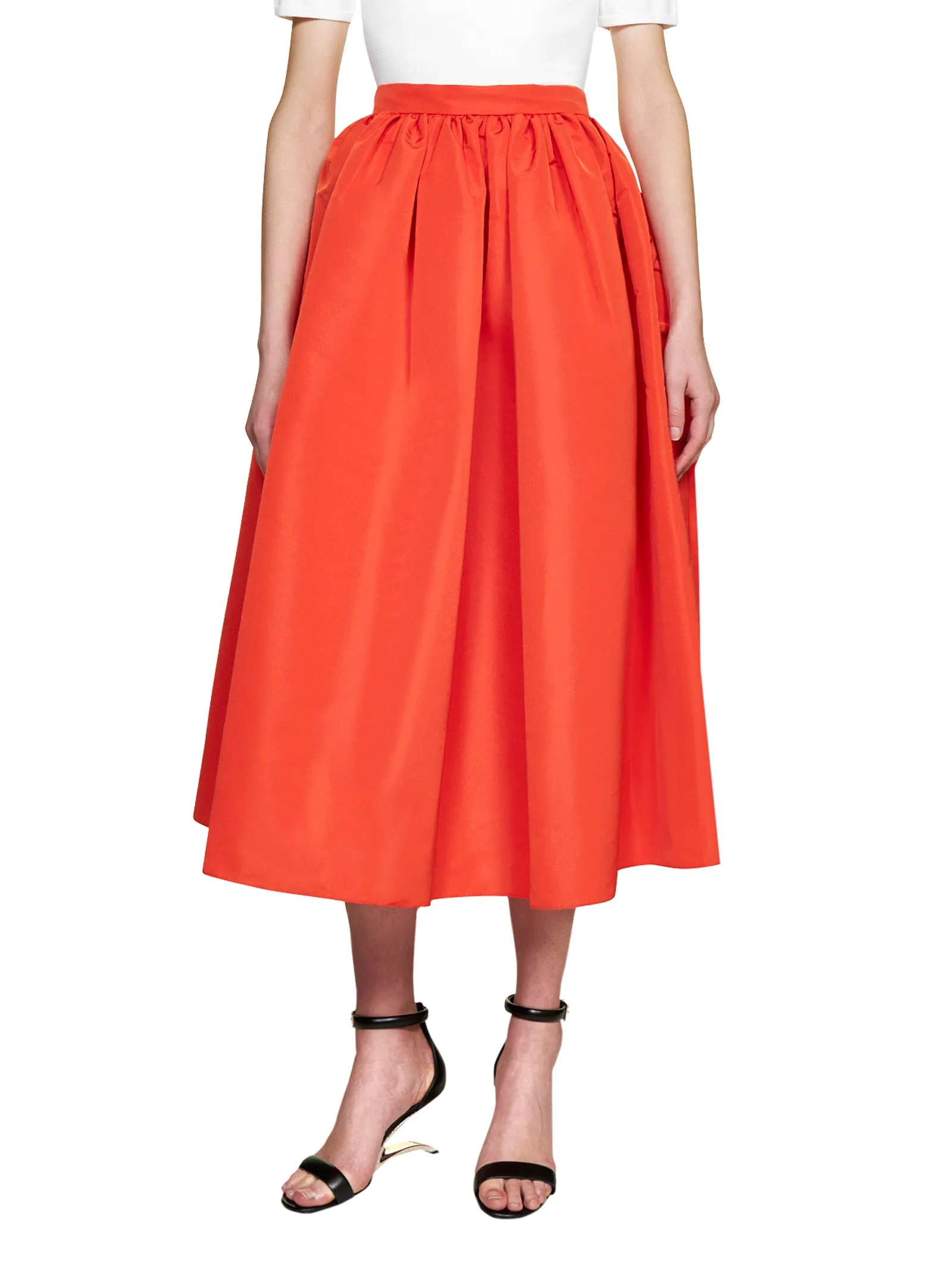 Alexander McQueen Pleated Midi Skirt