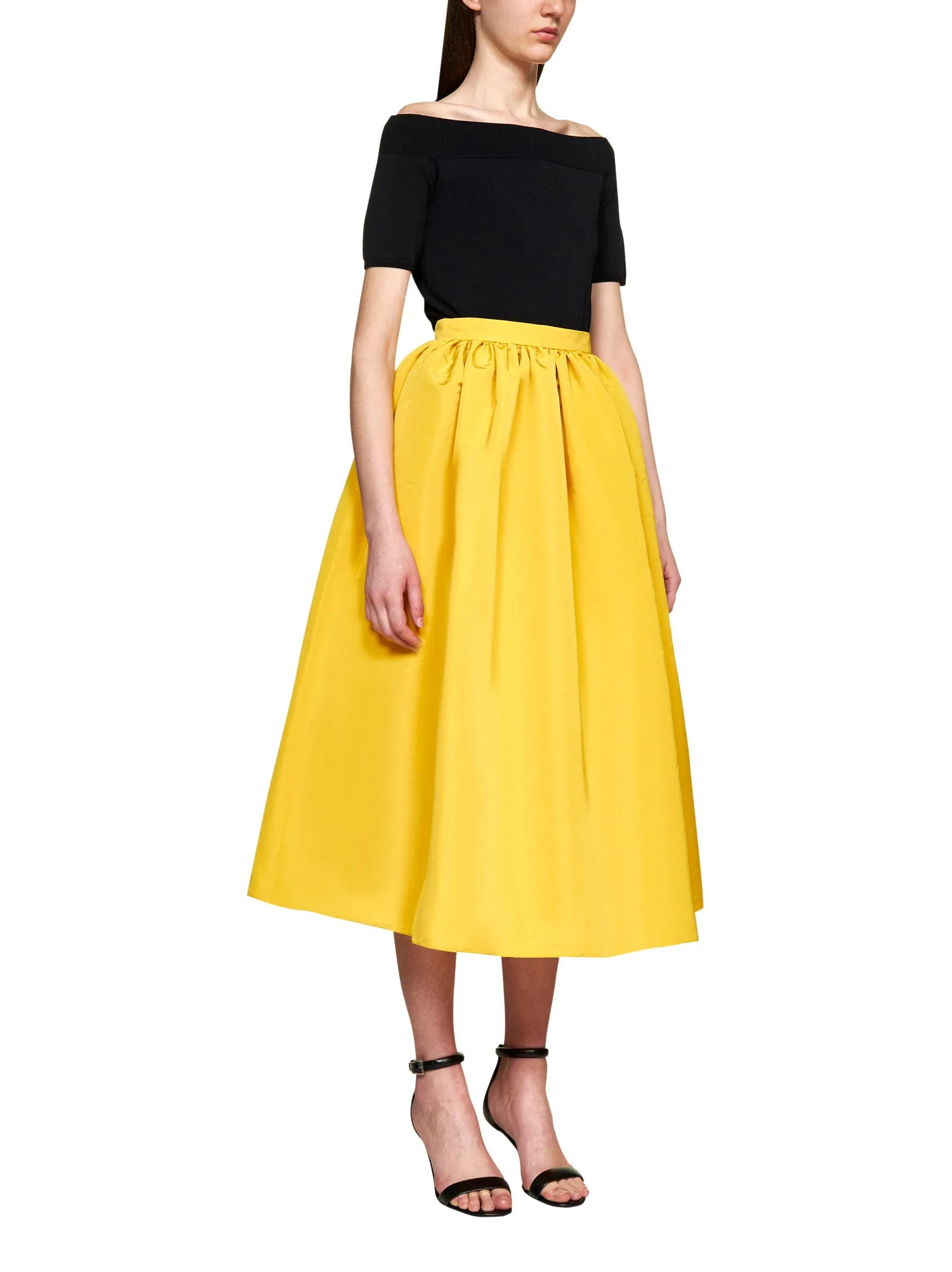 Alexander McQueen Pleated Midi Skirt