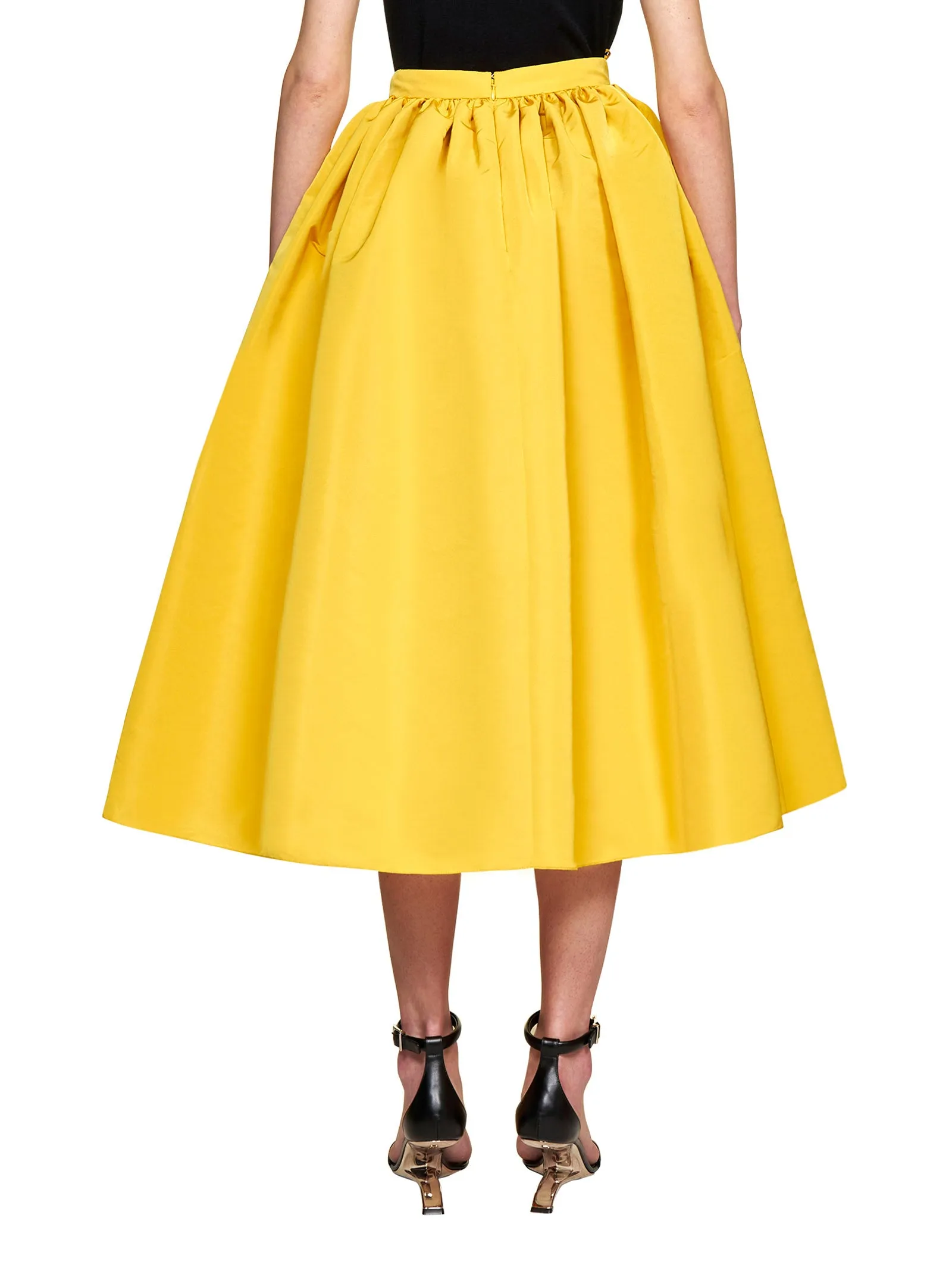 Alexander McQueen Pleated Midi Skirt
