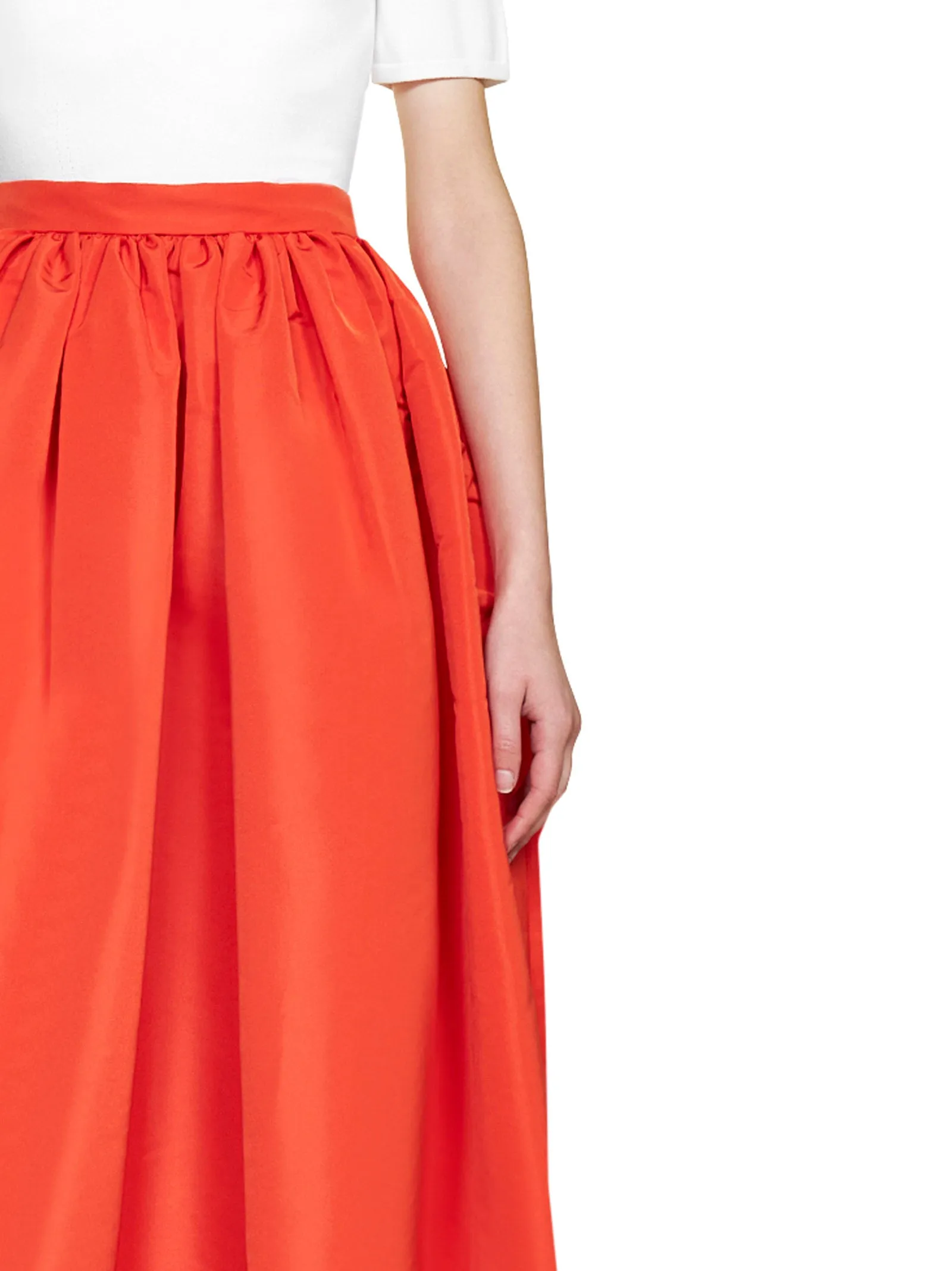 Alexander McQueen Pleated Midi Skirt