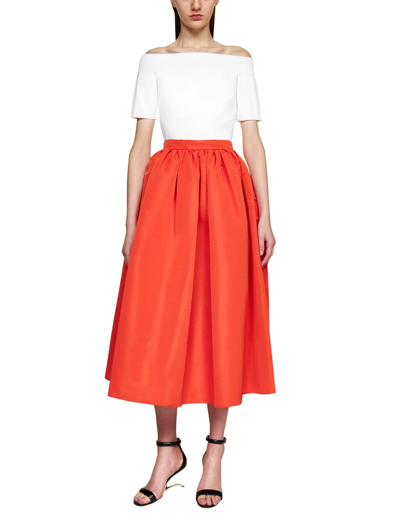 Alexander McQueen Pleated Midi Skirt