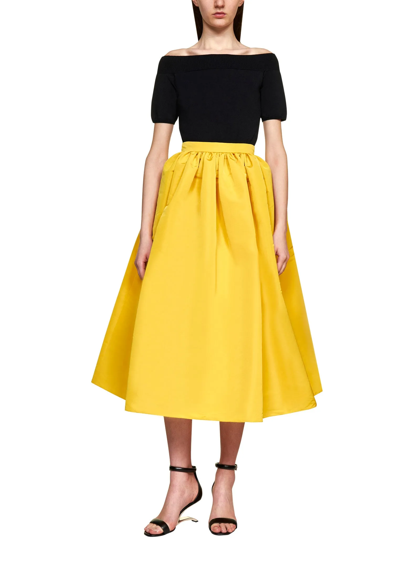 Alexander McQueen Pleated Midi Skirt