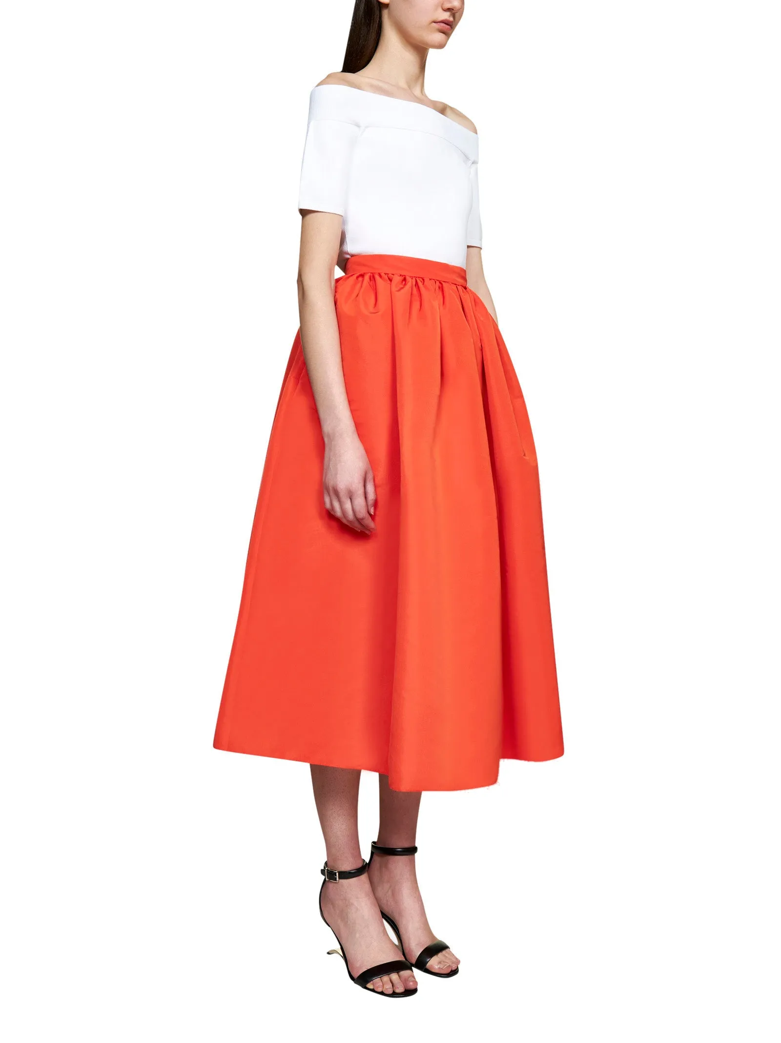 Alexander McQueen Pleated Midi Skirt