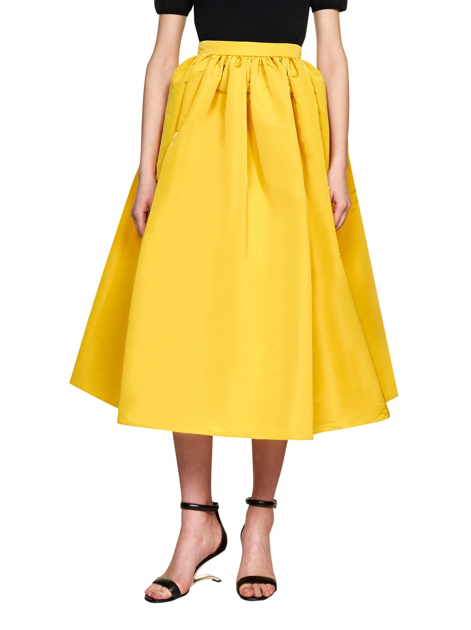 Alexander McQueen Pleated Midi Skirt