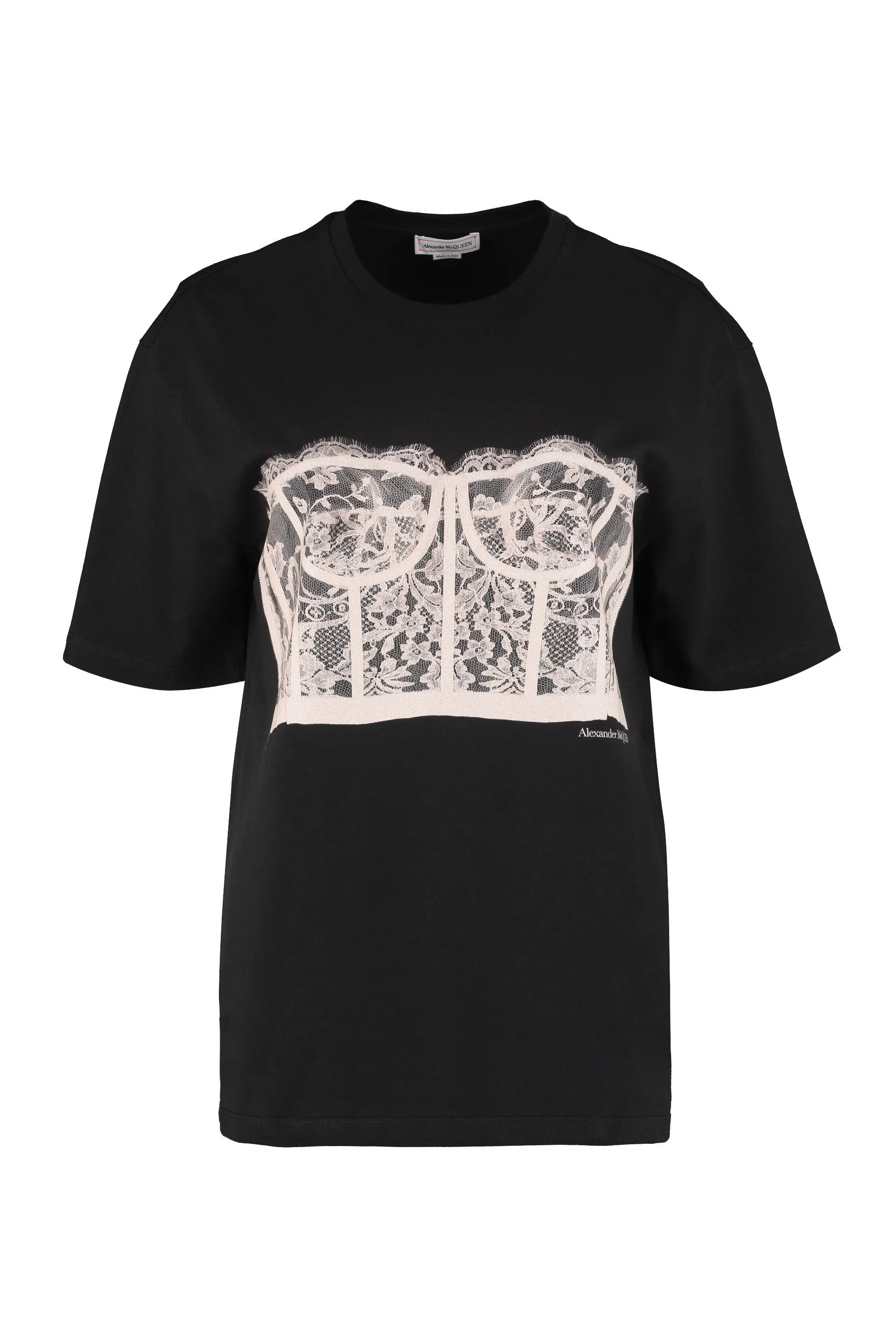 Alexander McQueen Printed Crewneck T-Shirt