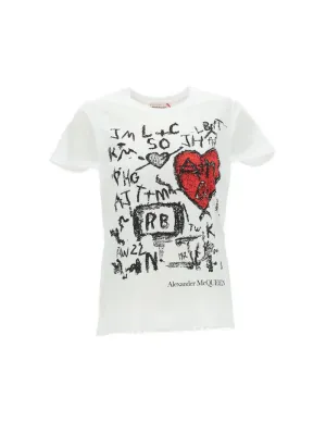 Alexander McQueen Printed Crewneck T-Shirt