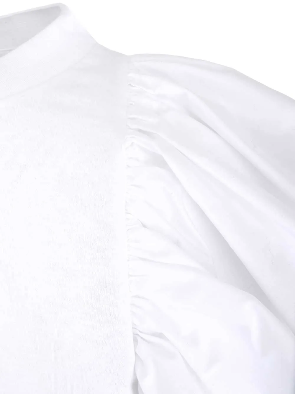 Alexander McQueen Ruffle Jersey T-Shirt