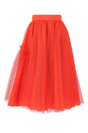 Alexander McQueen Tulle Midi Skirt