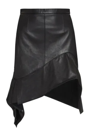 Alexander Wang Asymmetric Leather Skirt